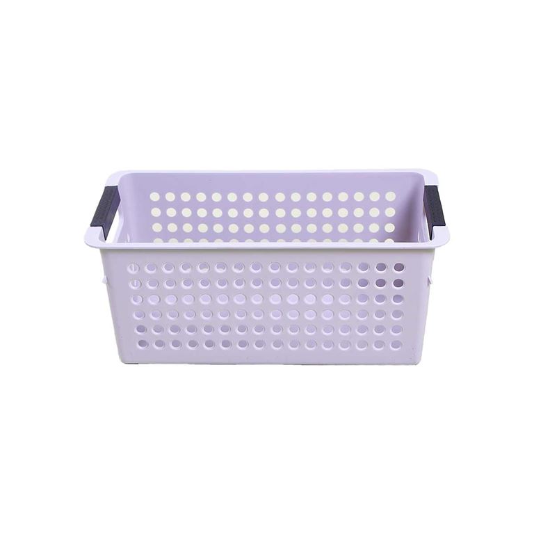 Q-basket Dikdörtgen Plastik Organizer Sepet- Bej - 2