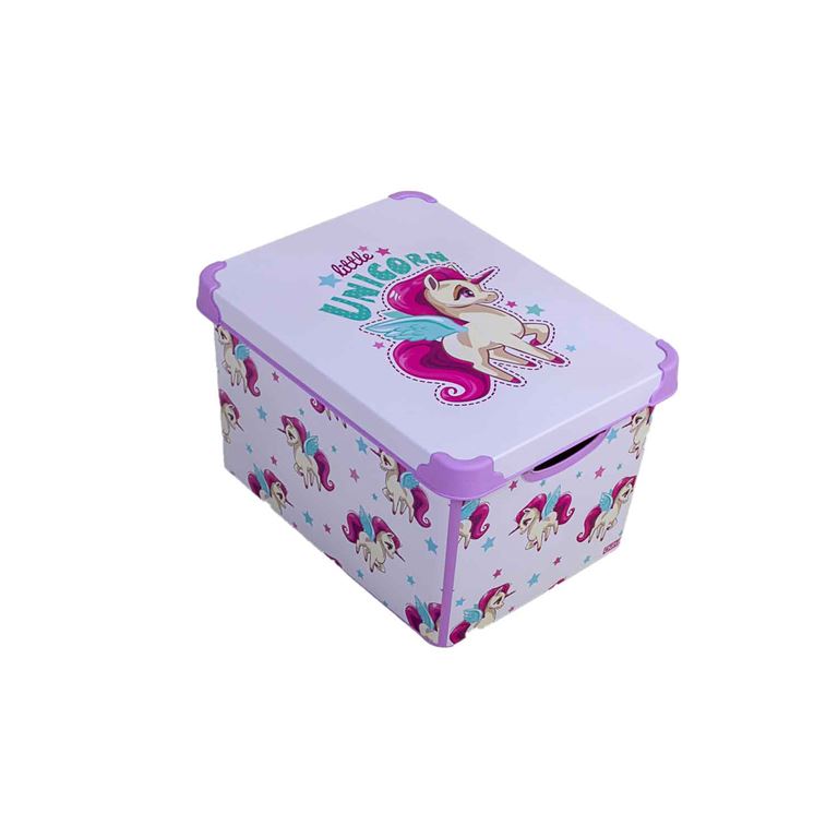 QUTU Style Box Unicorn Dekoratif Kutu Set - 2x 20 Litre - 1