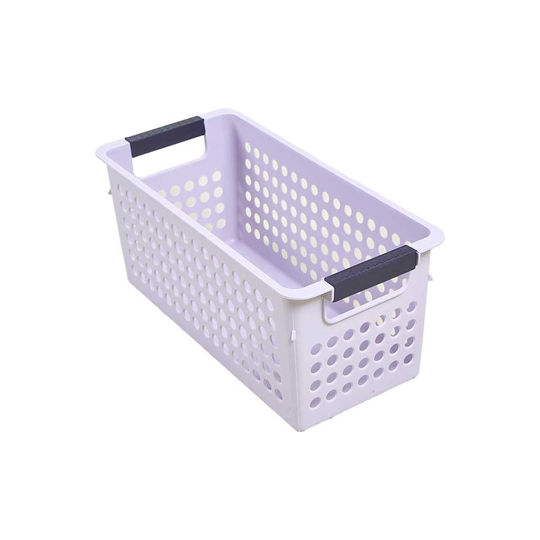 Q-basket Dikdörtgen Plastik Organizer Sepet- Bej - 1