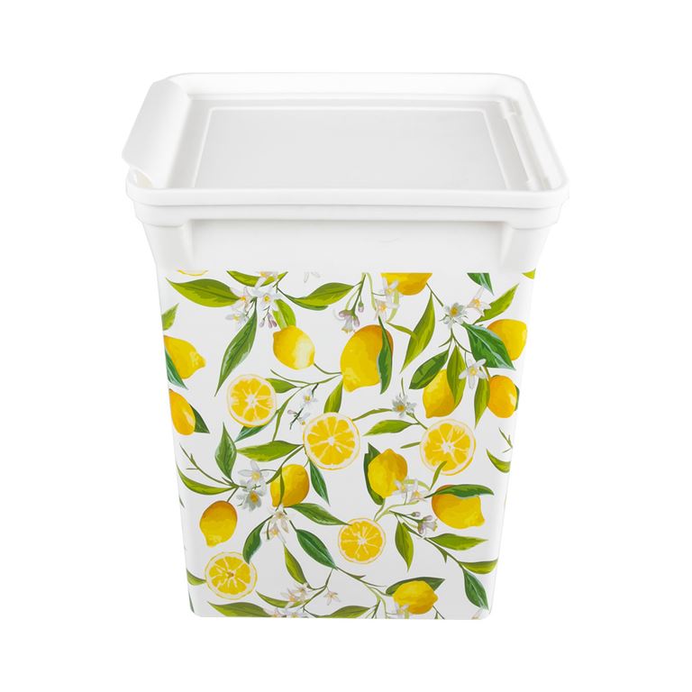 QUTU TRASHBIN Lemon 10 L çöp kovası - 2